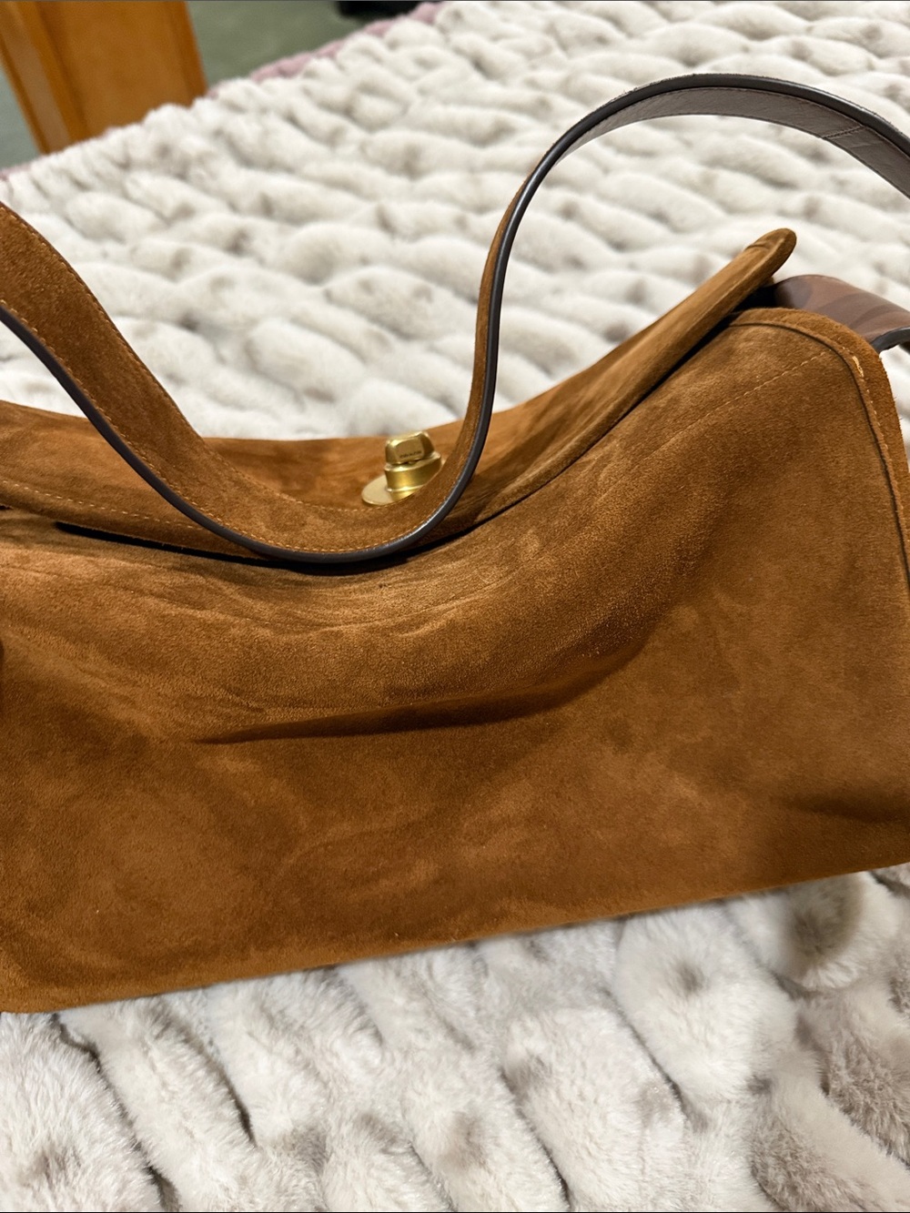 Suede coach haversack nwt - Picture 4 of 15